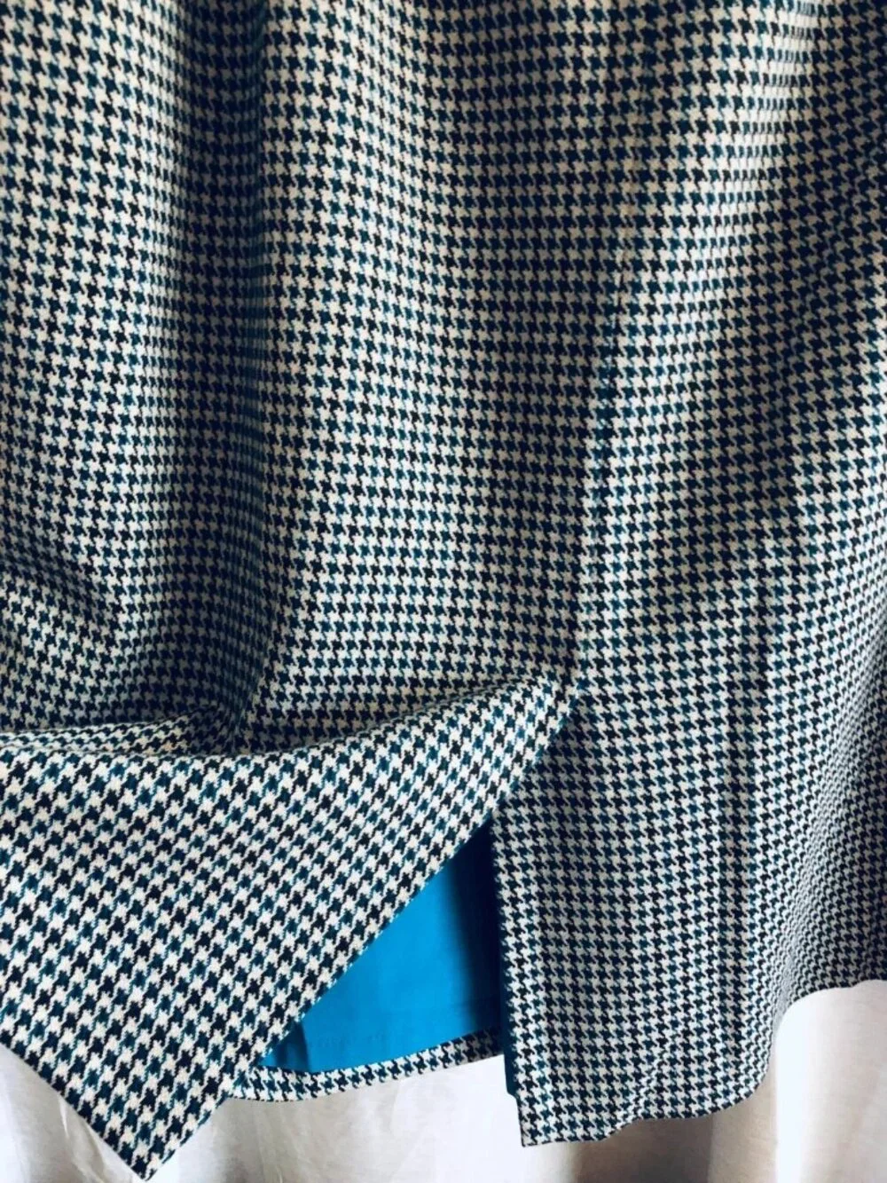 Anne Klein Houndstooth Pencil career business Straight Skirt Womens Size 16W